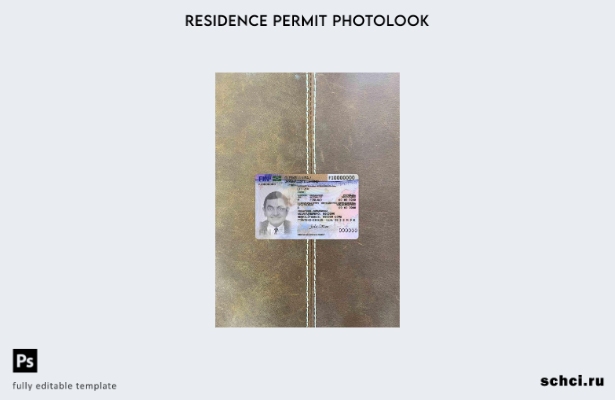цифровая загрузка версии вида на жительство в Финляндии фотовид шаблона ПЕРЕДНЕЙ
